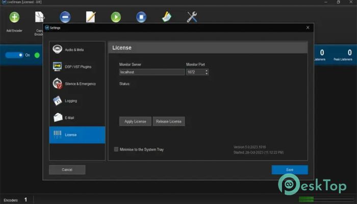 تحميل برنامج PlayoutONE LiveStream Encoder 5.1 برابط مباشر