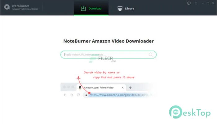 تحميل برنامج NoteBurner Amazon Video Downloader 1.0.0 برابط مباشر