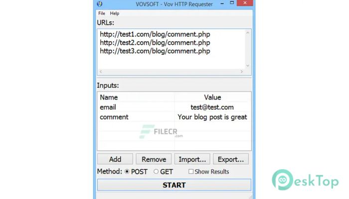 VovSoft Http Requester 4.6 Tam Sürüm Aktif Edilmiş Ücretsiz İndir