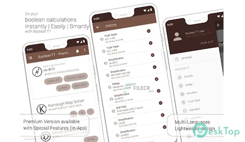BooleanTT - Boolean Algebra v2.0.7.2022 APK MOD Descarga gratuita completa