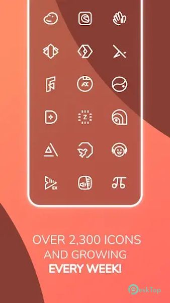 Reev Pro - White Outline Icons 4.8.5 APK MOD تحميل مجاني كامل