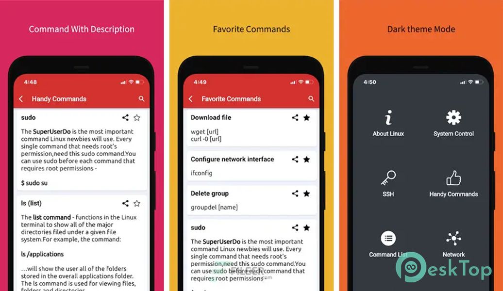 Linux Commands 1.6.13 APK MOD تحميل مجاني كامل