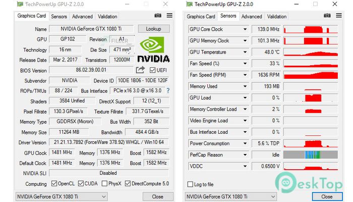  تحميل برنامج GPU-Z 2.57.0 برابط مباشر