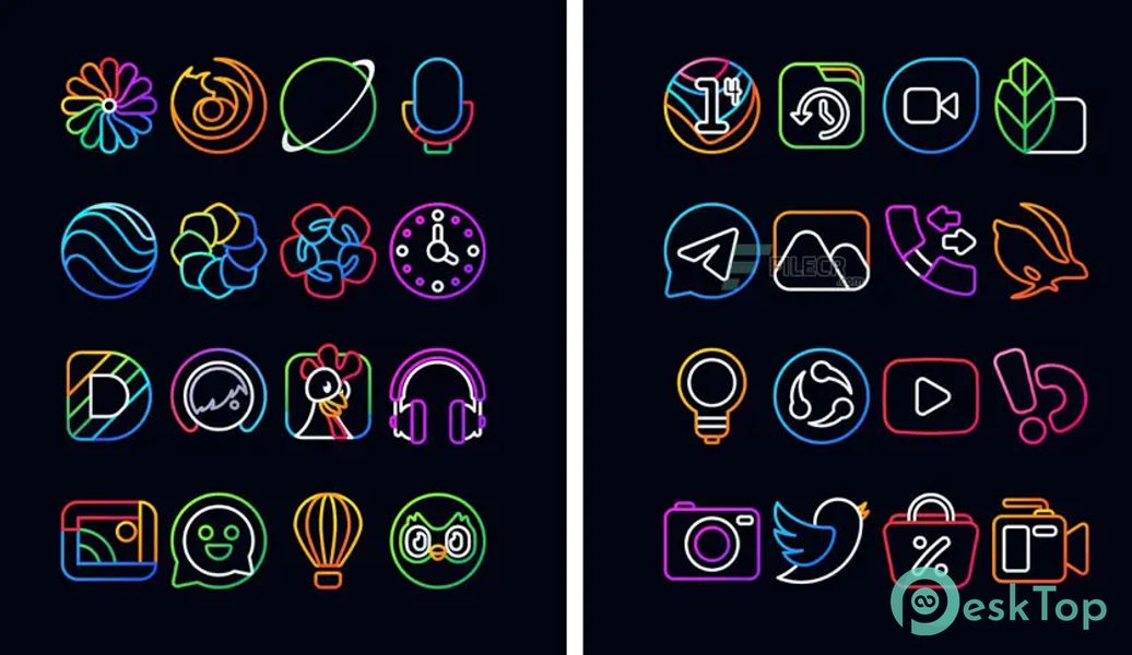 Nambula - Lines Icon Pack 70 APK MOD تحميل مجاني كامل