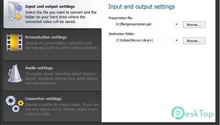 Movavi PowerPoint to Video Converter 2.2.1 Tam Sürüm Aktif Edilmiş Ücretsiz İndir