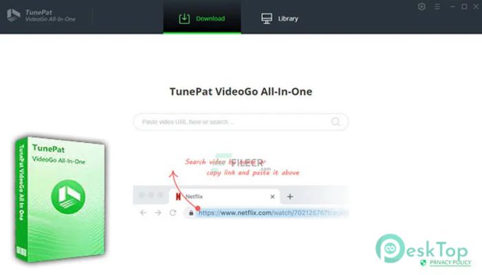 تحميل برنامج TunePat VideoGo All-In-One 1.1.1 برابط مباشر