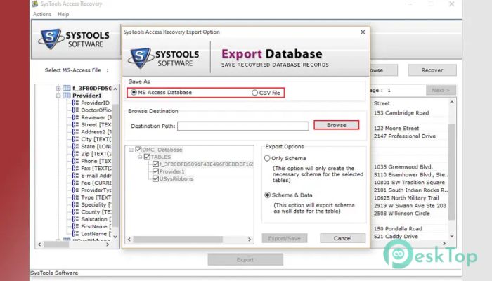 SysTools Access Recovery 5.3 完全アクティベート版を無料でダウンロード