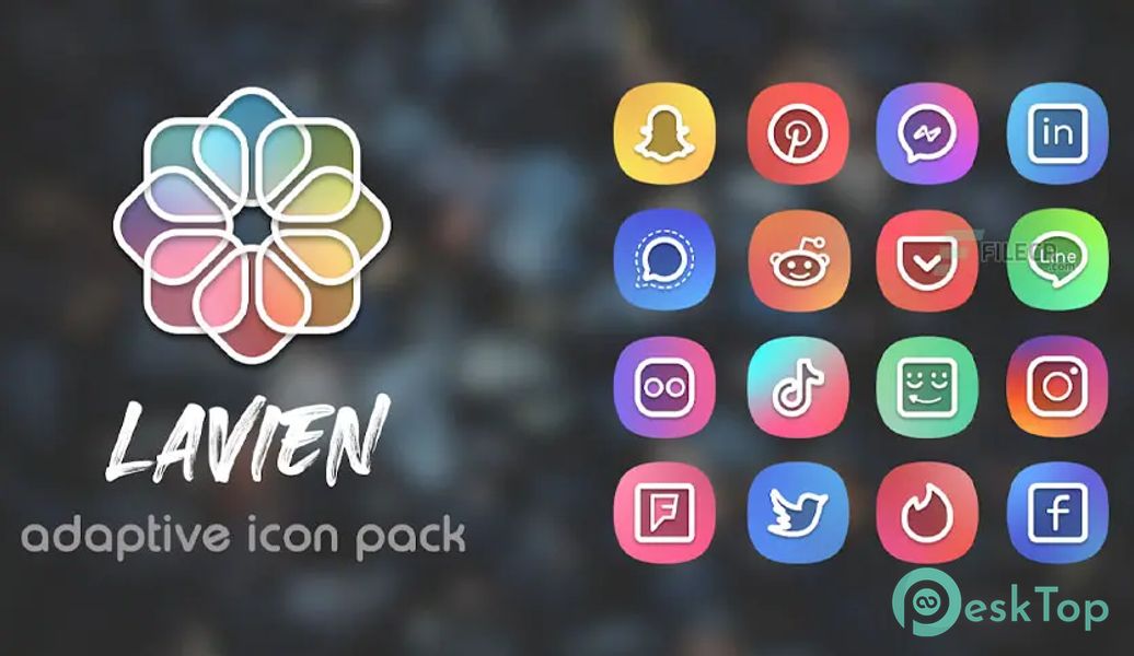 Lavien Adaptive Icon Pack 1.3 APK MOD Unlocked (Full) Free Download