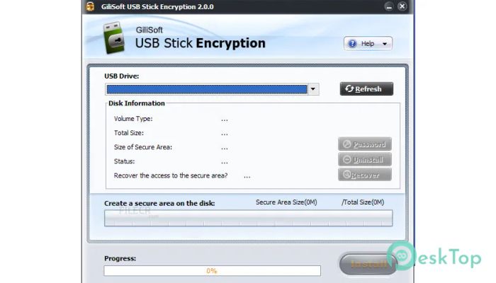  تحميل برنامج GiliSoft USB Stick Encryption 12.4 برابط مباشر