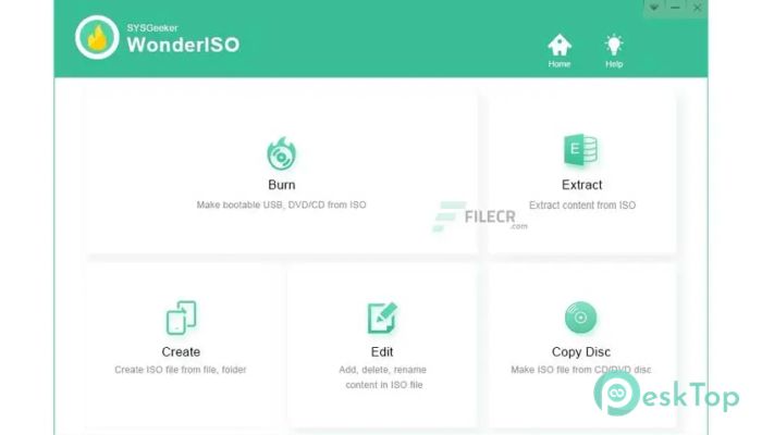 Télécharger SYSGeeker WonderISO 4.7.2 Gratuitement Activé Complètement