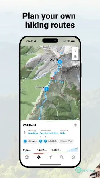 Bergfex - Hiking & Tracking 4.23.0 APK Бесплатная загрузка