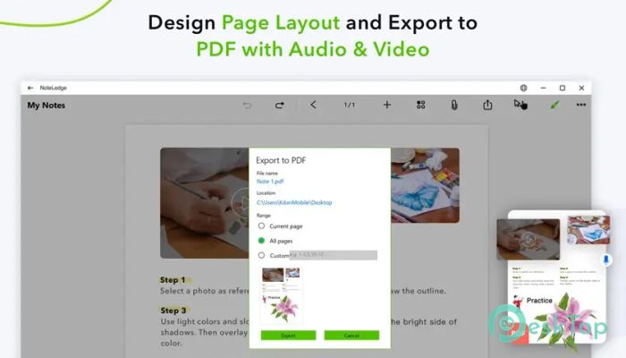 Descargar NoteLedge 1.0 Completo Activado Gratis