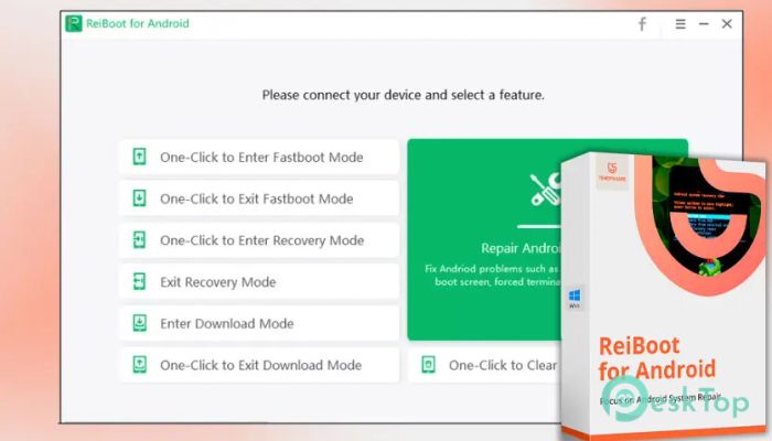 Tenorshare ReiBoot for Android 2.6.0.5 Tam Sürüm Aktif Edilmiş Ücretsiz İndir