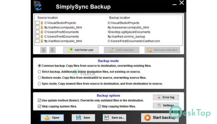  تحميل برنامج SimplySync Backup 2.2.0.0 برابط مباشر