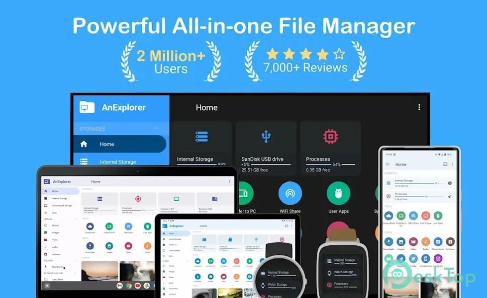 AnExplorer Pro File Transfer 5.8.3 APK MOD تحميل مجاني كامل