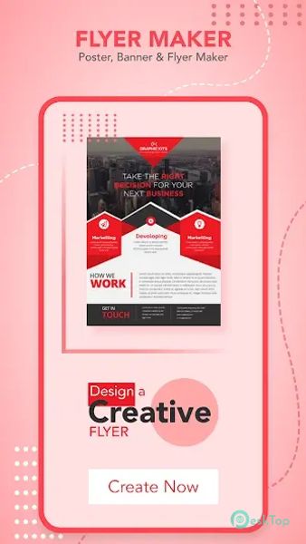 Flyer - Poster maker app 3.3 APK MOD Tam Ücretsiz İndir