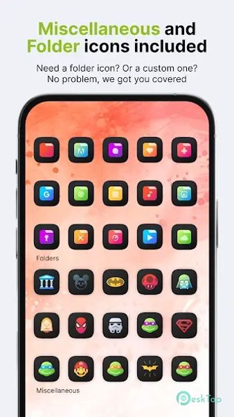Athena Dark Icon Pack 40.60.25 APK MOD تحميل مجاني كامل