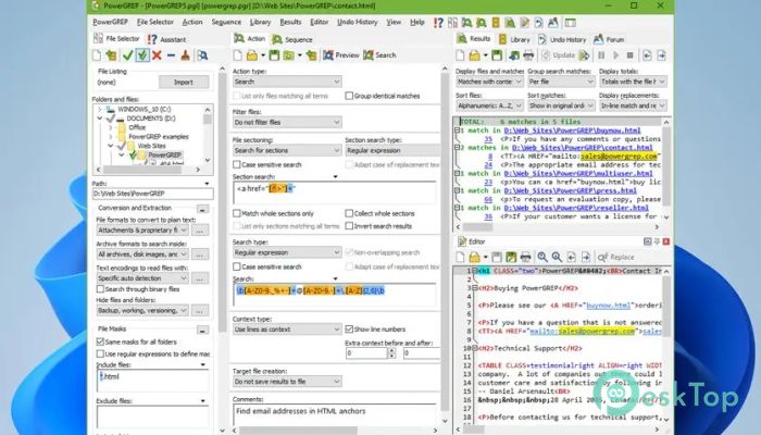Télécharger PowerGREP 5.3.3 Gratuitement Activé Complètement