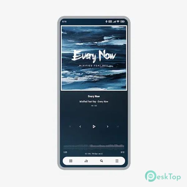 Luminous Black - Poweramp Skin 10.5 APK MOD Unlocked (Full) Free Download