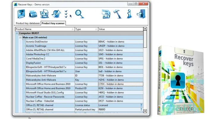 Nuclear Coffee Recover Keys 12.0.6.309 Enterprise Tam Sürüm Aktif Edilmiş Ücretsiz İndir