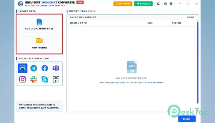 Download BreviSoft JSON Chat Converter 1.0 Free Full Activated