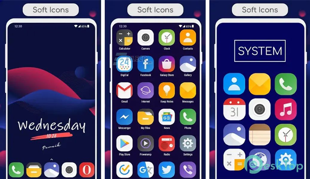 Télécharger Soft Icon Pack S v2.0.1 APK MOD Gratuitement et Complet
