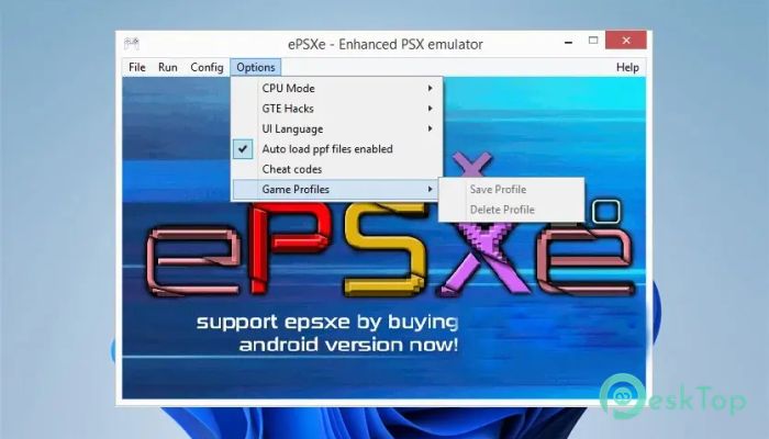 ePSXe 1.0 मुफ्त पूर्ण सक्रिय डाउनलोड