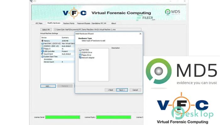 تحميل برنامج Virtual Forensic Computing 5.1.1.4576 برابط مباشر
