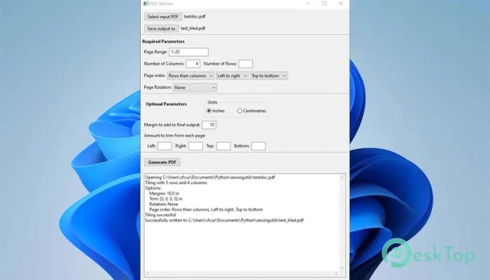 PDFStitcher 1.2 完全アクティベート版を無料でダウンロード