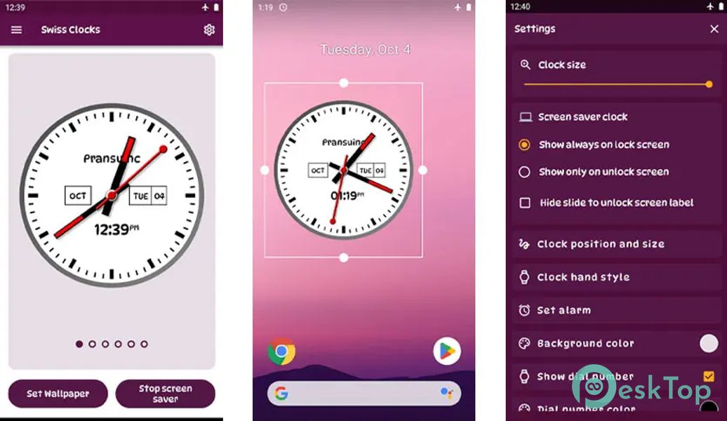SwissClocks Live wallpaper 1.27 APK MOD Полная бесплатная загрузка