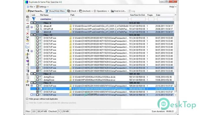  تحميل برنامج Duplicate & Same Files Searcher  10.3.2 برابط مباشر
