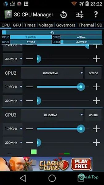 3C CPU Manager (root) 4.7.3 APK MOD Tam Ücretsiz İndir