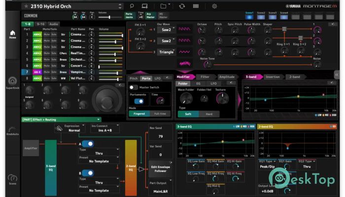 تحميل برنامج Yamaha Expanded Softsynth Plugin for MONTAGE M  3.0.0 برابط مباشر