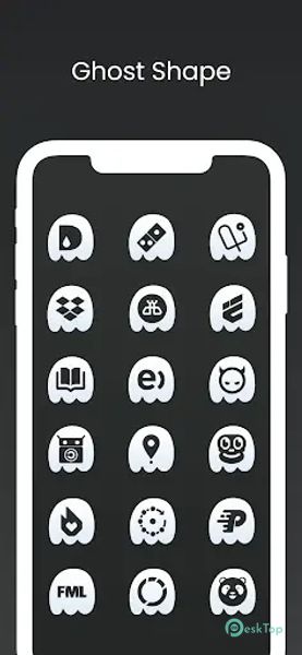 Ghost Boo - Icon Pack 2.7 APK MOD Tam Ücretsiz İndir