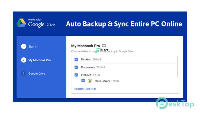 download google backup ad sync