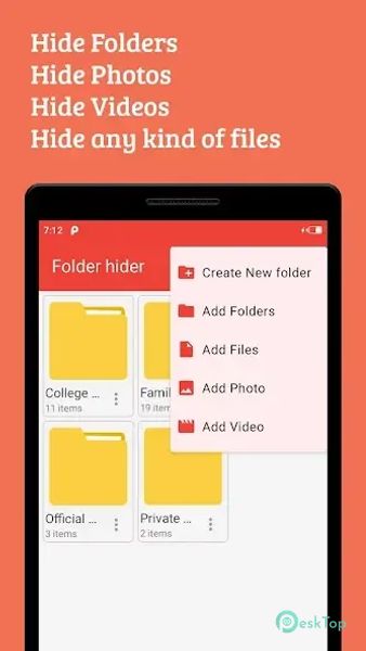 Lock my Folder - Folder hider 1.3.7 APK MOD Unlocked (Full) Free Download