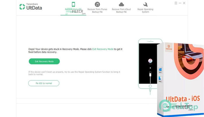 Tenorshare UltData for iOS 9.4.34.4 Tam Sürüm Aktif Edilmiş Ücretsiz İndir