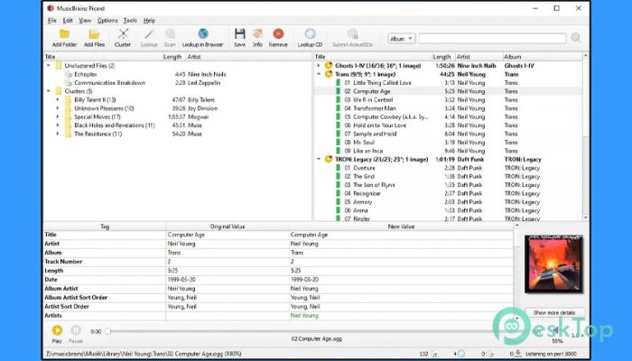 Télécharger MusicBrainz Picard 2.12 Gratuitement Activé Complètement