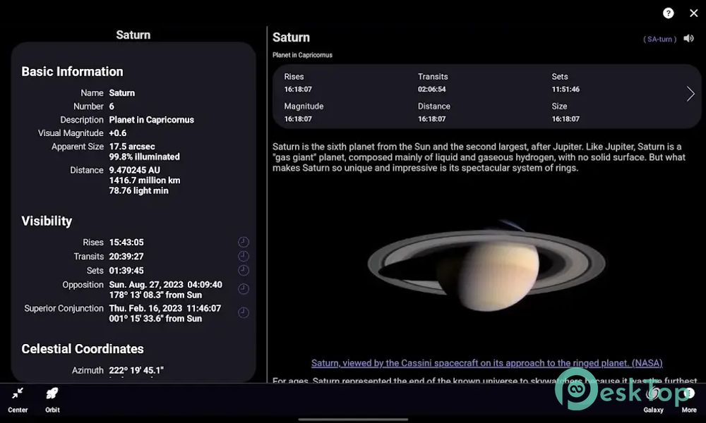 SkySafari 7 Pro 7.5.3.0 APK MOD Tam Ücretsiz İndir