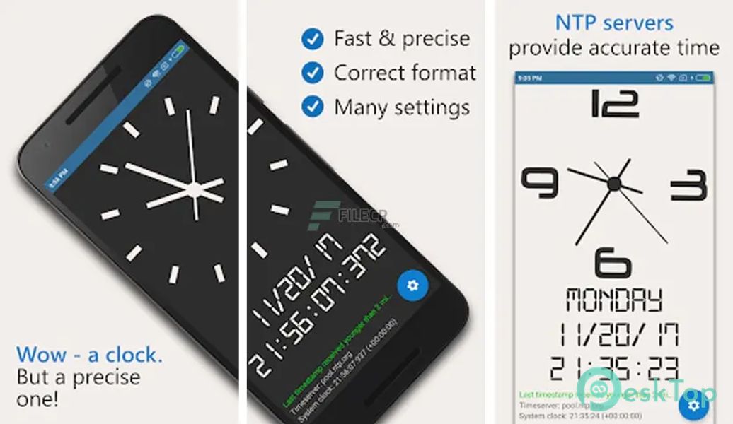 AtomicClock - NTP Time 2.1.12 APK MOD Unlocked (Full) Free Download