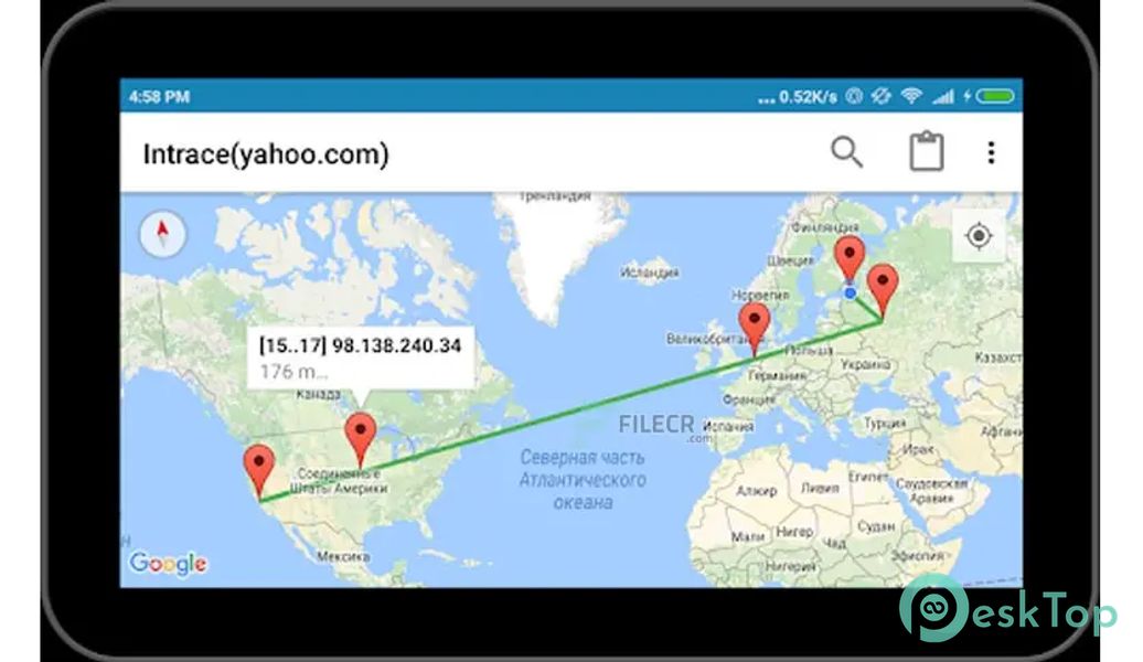 Intrace - Visual Traceroute 3.0.5 APK MOD تحميل مجاني كامل