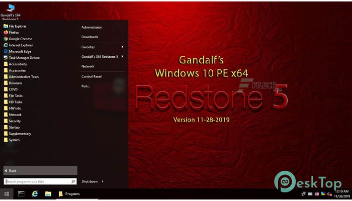 下载 Gandalf’s Windows 10 PE 1809 Build 17763 Redstone 5 免费