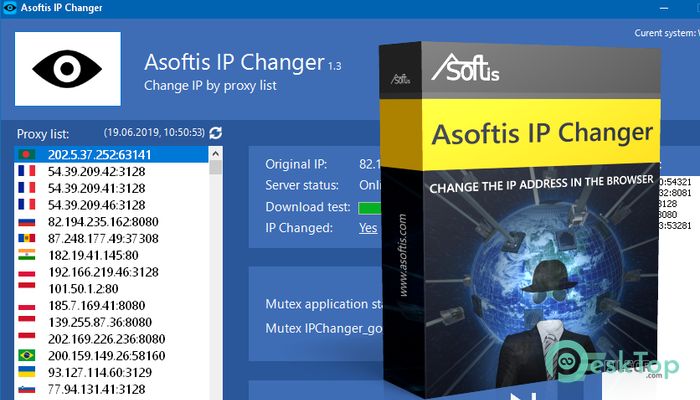 Télécharger Asoftis IP Changer 1.4 Gratuitement Activé Complètement