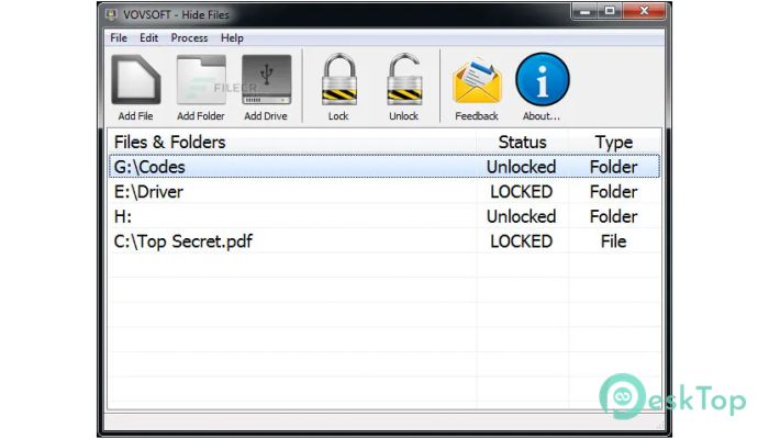  تحميل برنامج VovSoft Hide Files  8.2.0 برابط مباشر