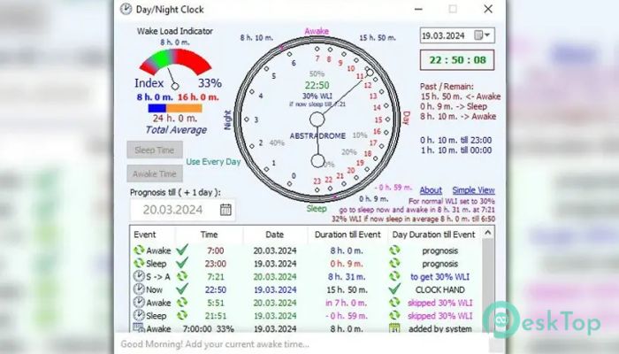 Dposoft Day/Night Clock  2024 v1.01.0100 完全アクティベート版を無料でダウンロード