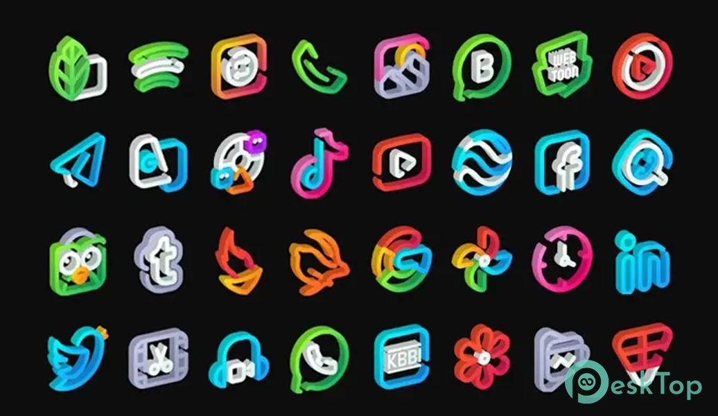 LineS 3D - Icon Pack 57 APK MOD フル無料ダウンロード