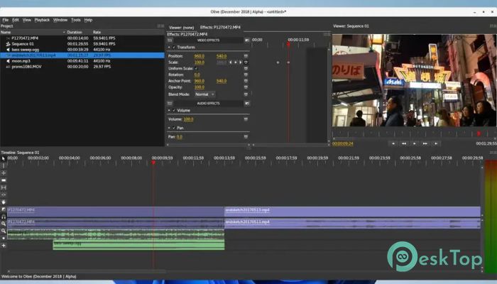 下载 Olive Video Editor 0.2.0 免费完整激活版