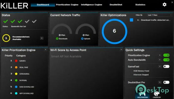 Intel Killer Performance Suite 40.25.614.1563 完全アクティベート版を無料でダウンロード