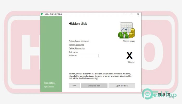 Скачать Cyrobo Hidden Disk Pro 5.08 полная версия активирована бесплатно