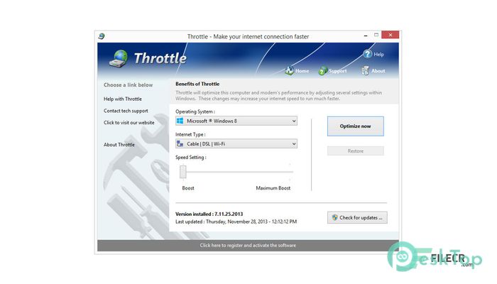 PGWare Throttle 8.3.7.2022 完全アクティベート版を無料でダウンロード